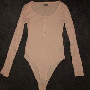 Almost never worn Aerie baby pink bodysuit